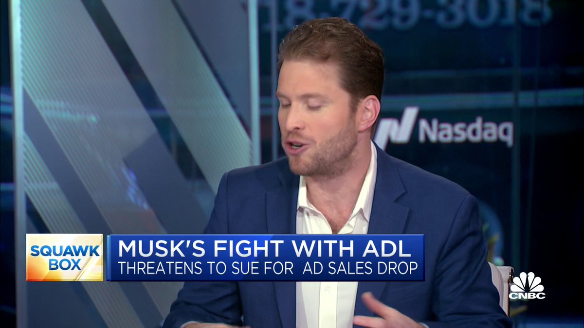 NEWS: Joe Lonsdale on the ADL and X: "He's a angry at [the ADL]. They need to state exactly what they want Twitter to do."