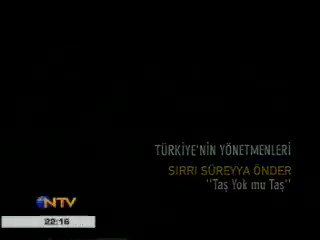 Sırrı Süreyya Önder'de NTV için çektiği 'Taş Yok mu Taş!!'