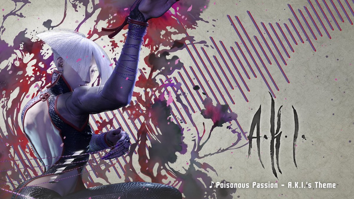 Master, it's a work of art! 🐍 Get obsessed over A.K.I.'s theme in #StreetFighter6 before the poison takes over.