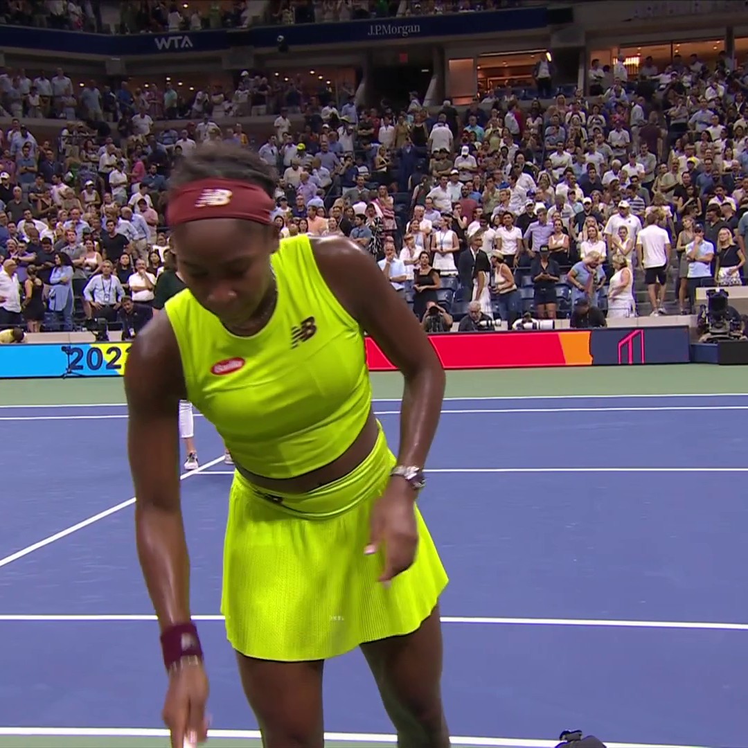 Coco Gauff has done it!! The 19-year-old is into her first US Open final 🇺🇸🔥