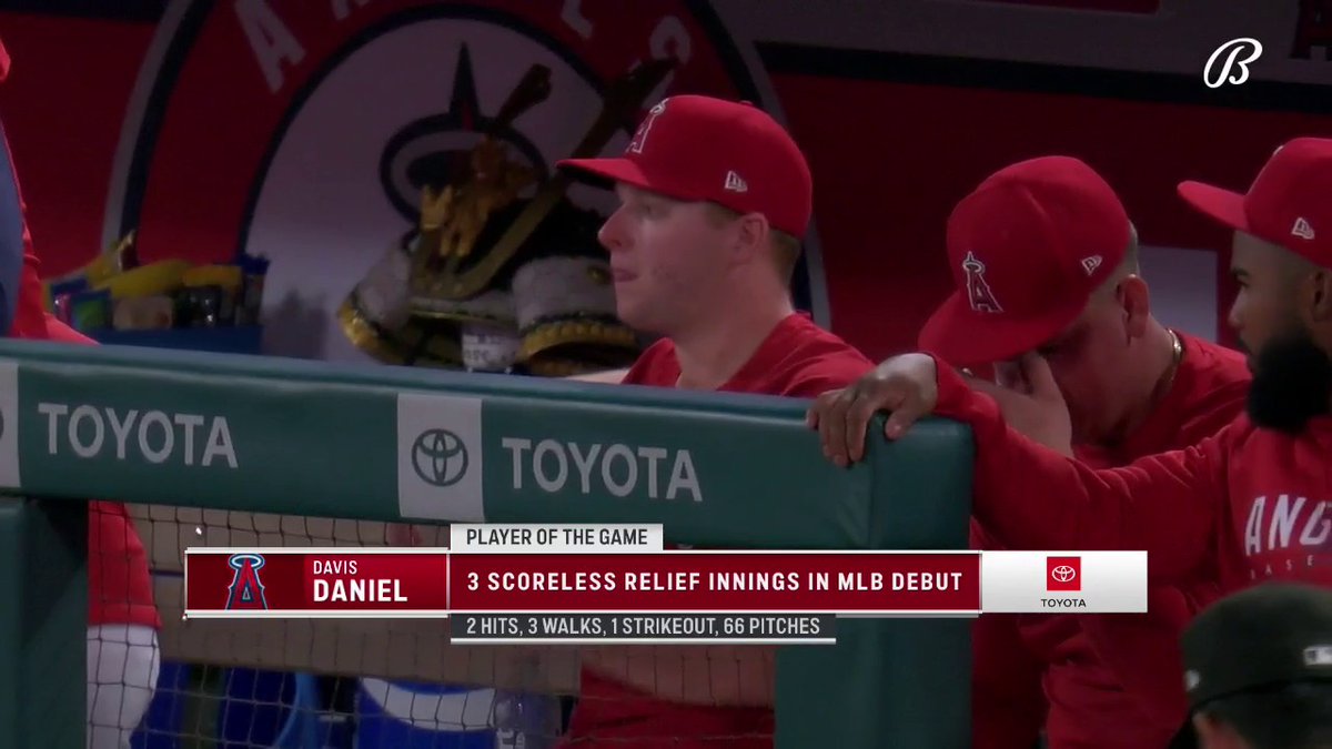 Successful MLB debut for Davis Daniel 😇 Los Angeles Angels | #GoHalos