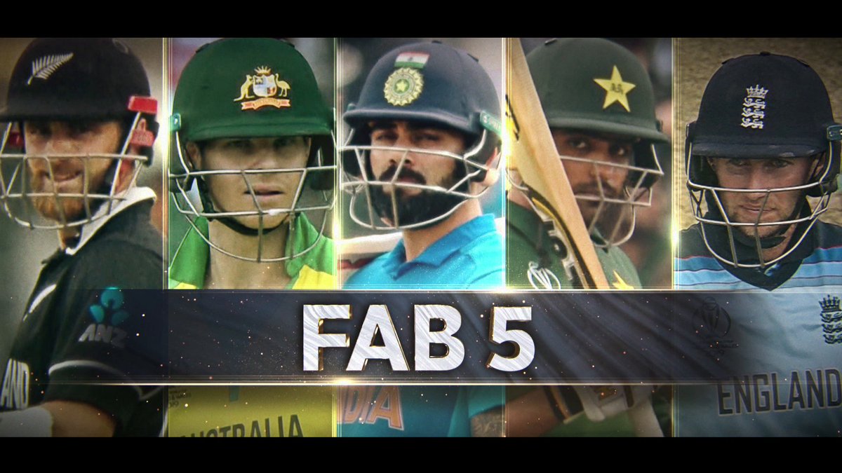 Kohli, Smith, Root, Williamson and Babar - the Fab 5 of Star Sports promo.