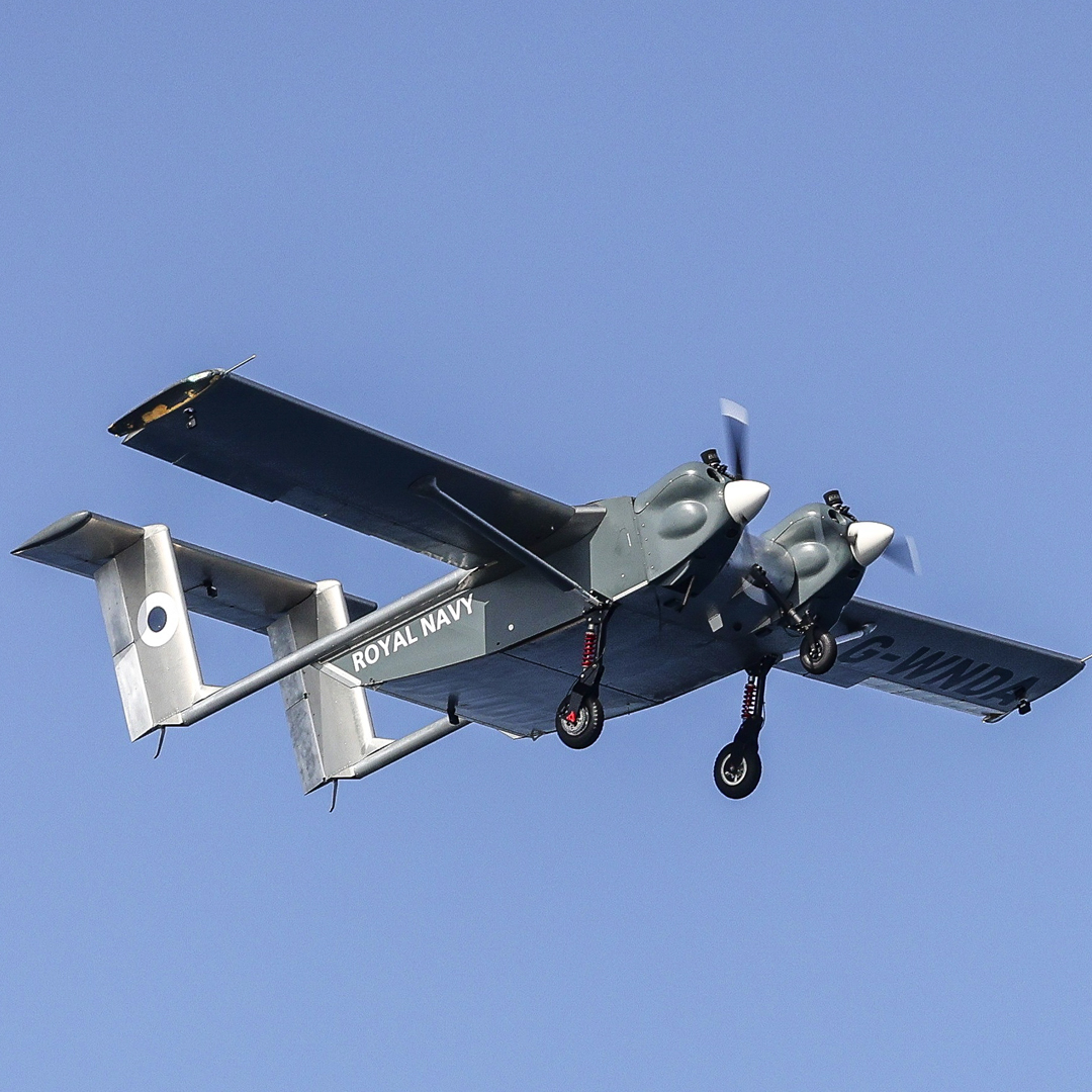 History in the making... A pilotless aircraft has landed - and taken off again from - a Royal Navy aircraft carrier for the first time at sea. The drone from W Autonomous Systems flew from Predannack near RNAS Culdrose to HMS Prince of Wales and back again.