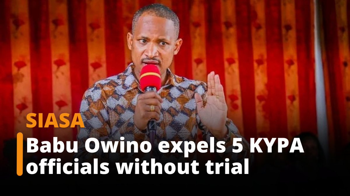 Babu Owino expels 5 KYPA officials without trial
