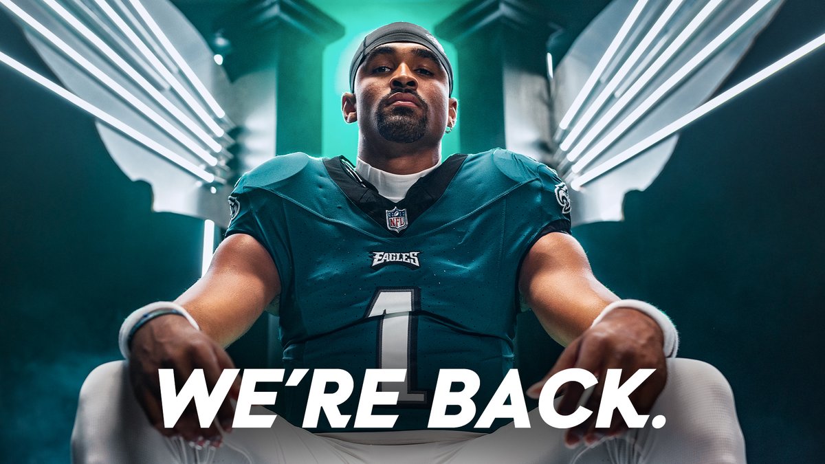The marathon begins #FlyEaglesFly