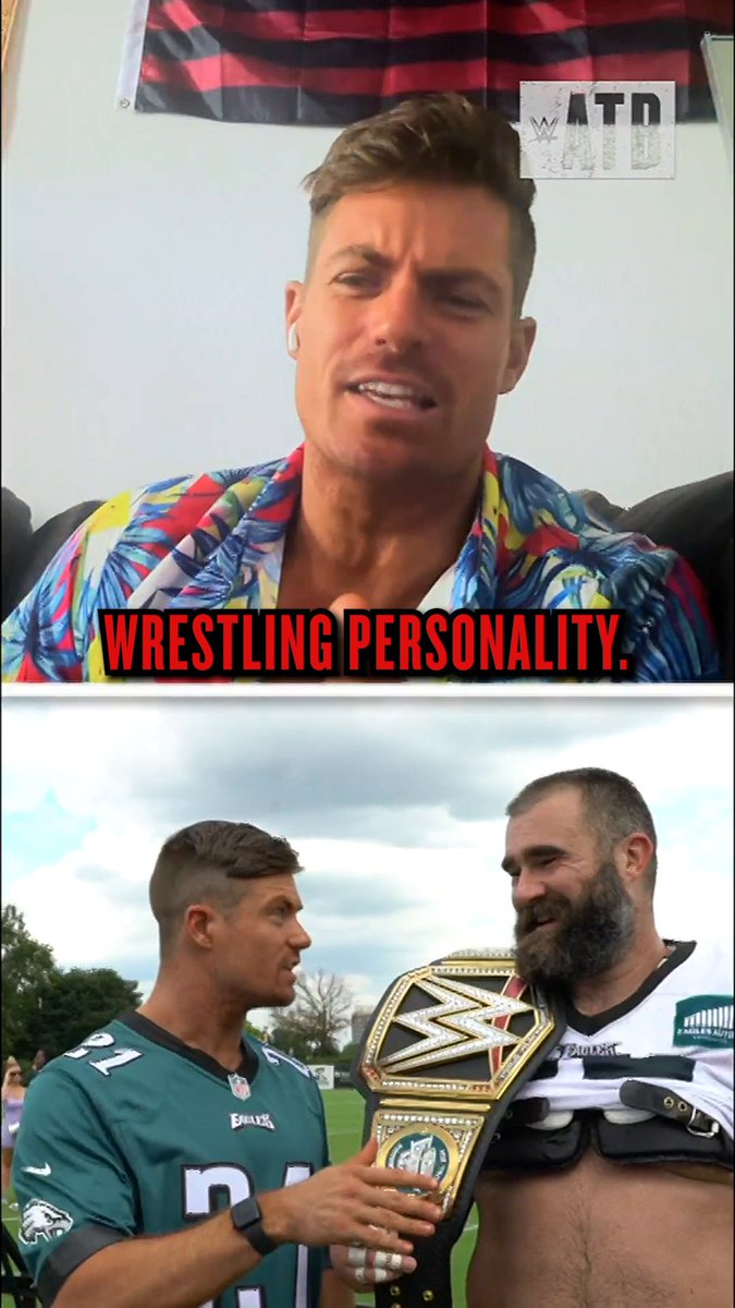 Could Trish Stratus and Jason Kelce be the next guests on The #GWEffect? Grayson Waller hopes so, as he tells Corey Graves &amp; Kevin Egan who might be next to get the rub on #AfterTheBell, available now wherever you get podcasts! 🎧: