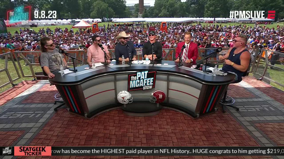 IT'S OFFICIAL‼️ Nick Saban will be on the Pat McAfee EVERY Thursday 🍿
