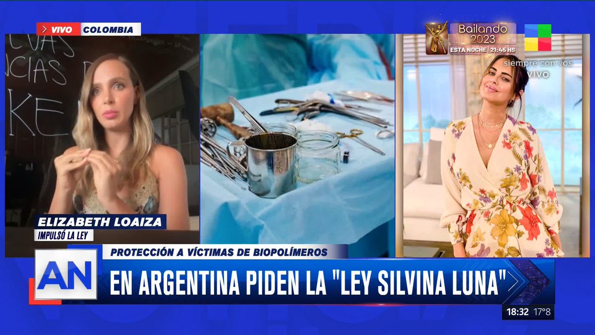 🔴 Colombia ya tiene una Ley de protección a las víctimas de biopolímeros 👉 En Argentina, piden la Ley “Silvina Luna”. Cc #AméricaNoticias @soledadlarghi Rolando Graña