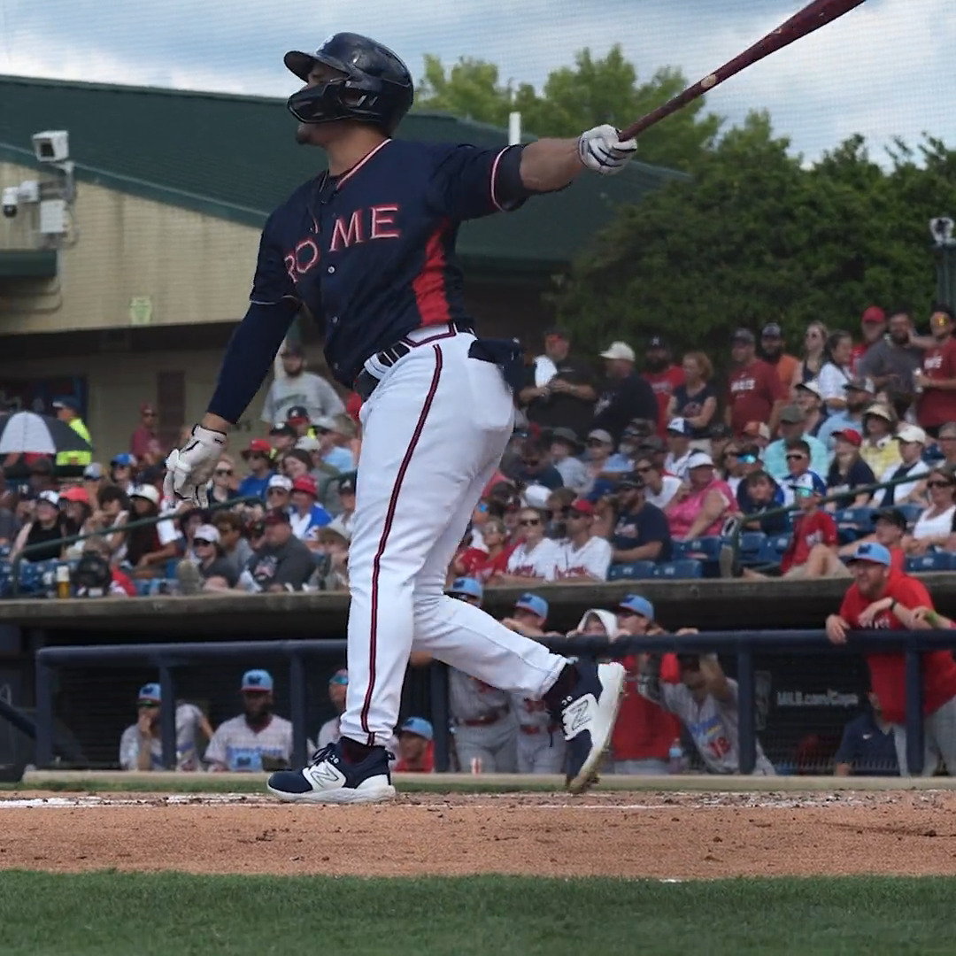 Atlanta's top-rated position prospect per MLB Pipeline owns an .803 OPS in 143 minor-league games since the 2022 draft. Meet current @TheRomeBraves standout Nacho Alvarez Jr. #ATLProspectWeek