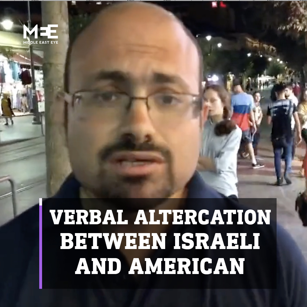 “The Godly thing to do is to kill you. That’s what the Torah says.” Video footage captured a verbal altercation that took place when an Israeli approached a group of Americans who had been stopped by Israeli police for unknown reasons.