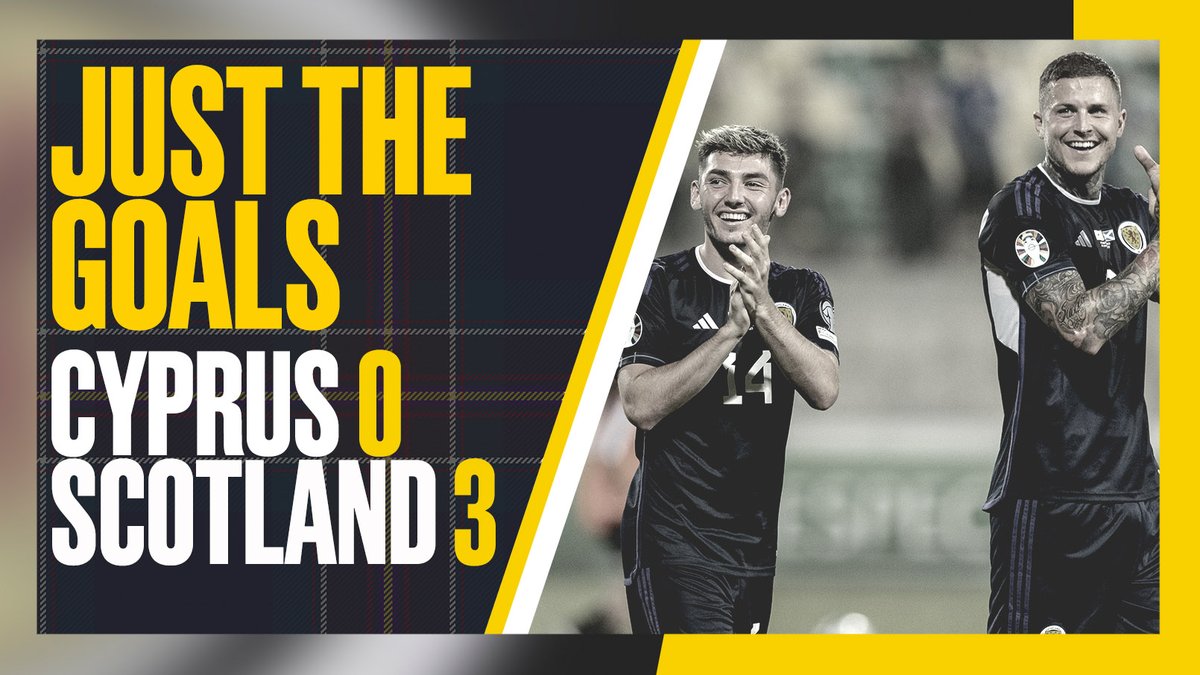 Catch-up on tonight's action with all of the goals from Cyprus v Scotland ⚽️ ⚽️ ⚽️ #CYPSCO