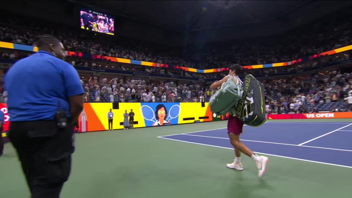 Another great show at the #USOpen from Carlos Alcaraz! See you next year! 👋