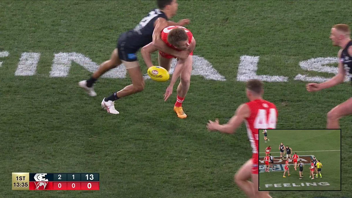 Jack Martin has been offered a two-match ban for this incident.