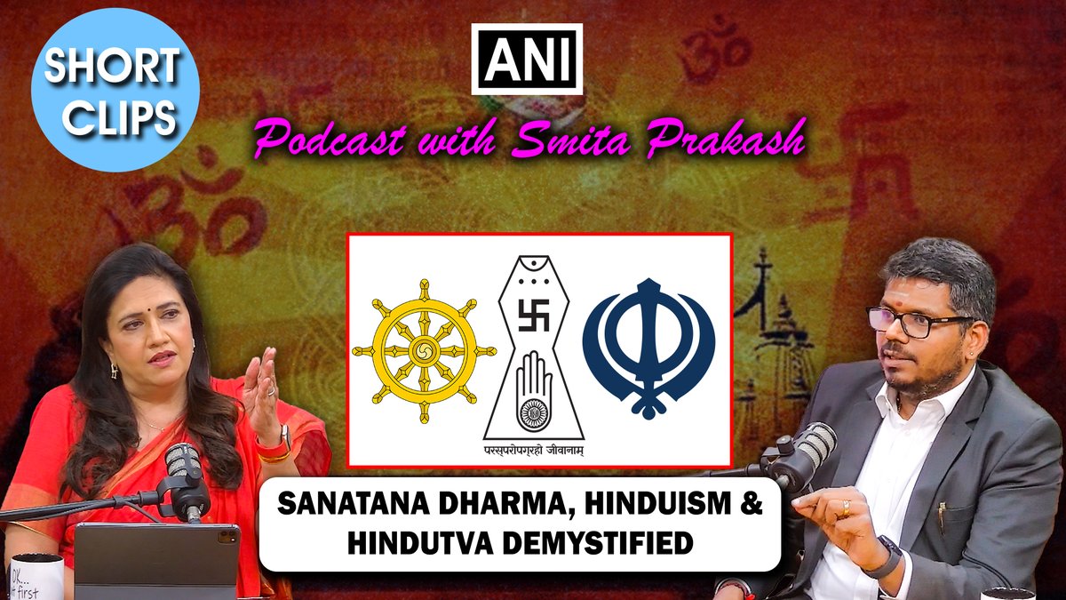 "If it is a faith system that is native to this land, it is Hinduism," J Sai Deepak #JSaiDeepak #ANIPodcastWithSmitaPrakash #Podcast Watch the full episode here: