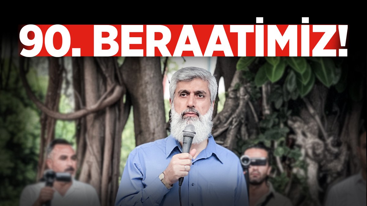 Mahkemelerin bu kadar baskı altında olduğu bir zamanda bu beraat 90. beraatimizdir! Bu kadar baskının olduğu bir dönemde 90 tane beraat almak, bizim ne kadar temiz olduğumuzun ispatıdır.