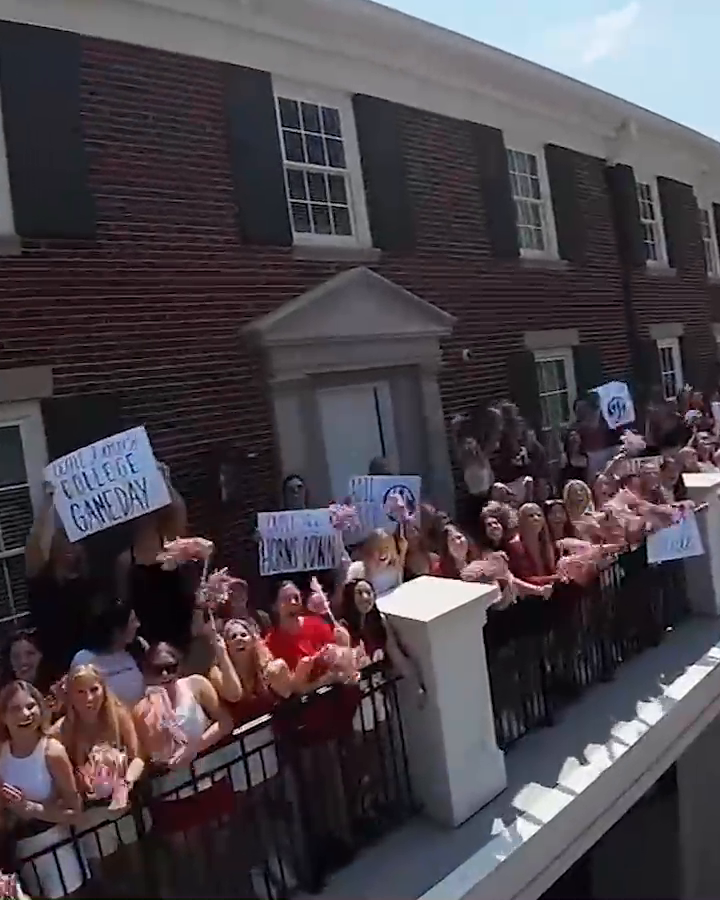 This Bama drone footage goes hard 🔥