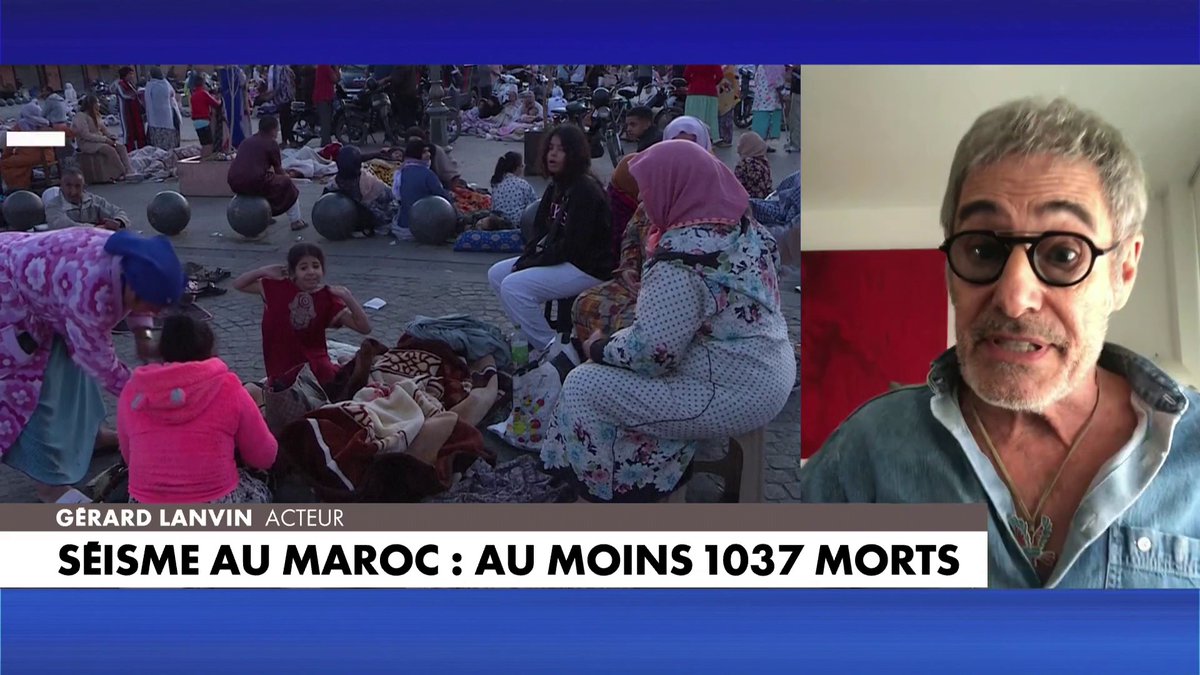 Le témoignage de Gérard Lanvin, qui vit au Maroc, sur le séisme qui a frappé le pays. #180MinutesInfo
