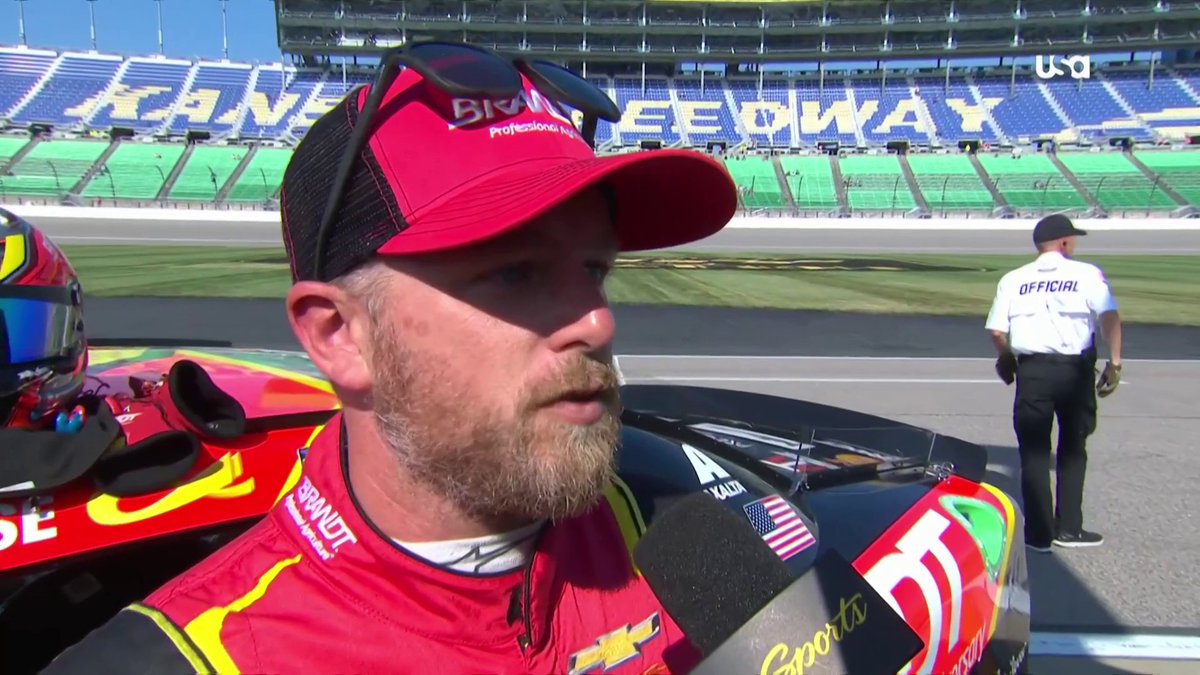 REPOST to congratulate Justin Allgaier! He wins the Xfinity Racing pole and will lead the field to green today at 3P ET on NBC Entertainment.