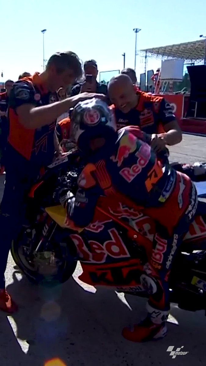 This close to the #TissotSprint podium 🤏 in his second wildcard appearance! Absolutely timeless, Dani Pedrosa! 👏 #SanMarinoGP 🇸🇲