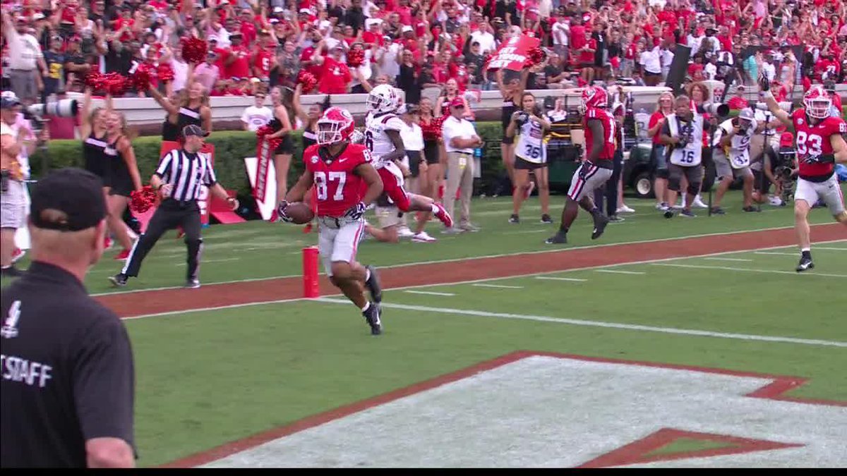Georgia making this punt return look easy 😮‍💨