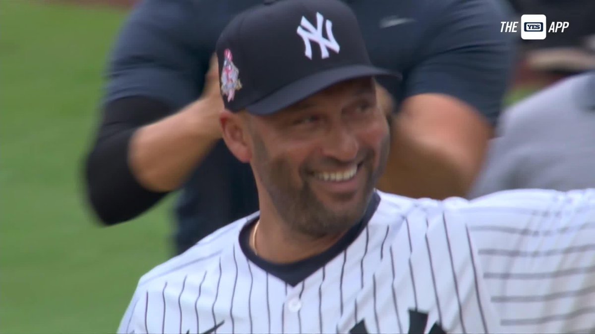 The Yankees Core Four is back. Jorge Posada, Andy Pettitte, Mariano Rivera and Derek Jeter receive a huge ovation from the Yankee Stadium crowd on Old-Timers' Day in the Bronx.