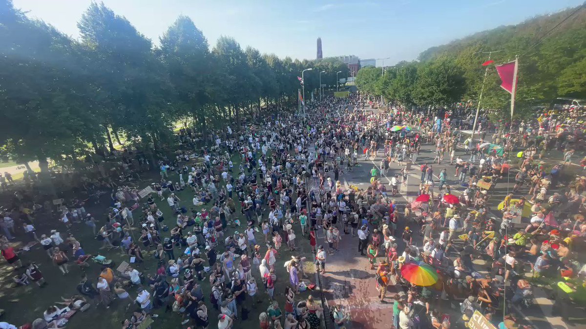 Jullie waren fantastisch! Tot morgen 12:00 #A12 #StopFossieleSubsidies #Klimaatrechtvaardigheid