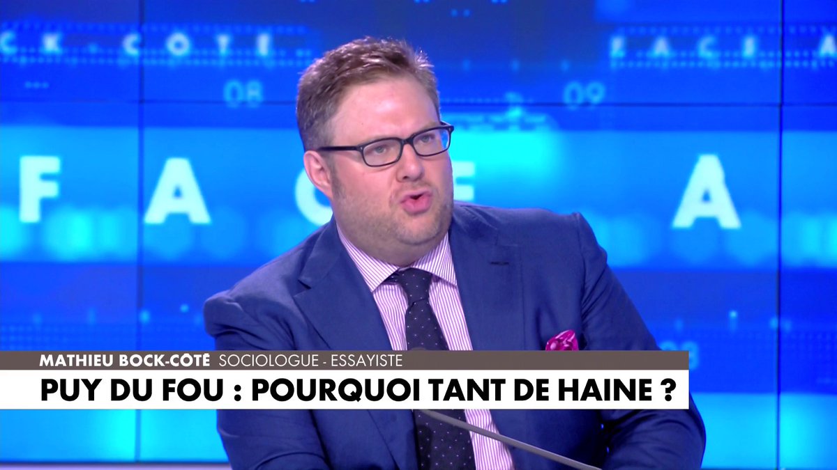 «Puy du Fou : pourquoi tant de haine ?» : l'édito de Mathieu Bock-Côté dans #FaceaBockCote