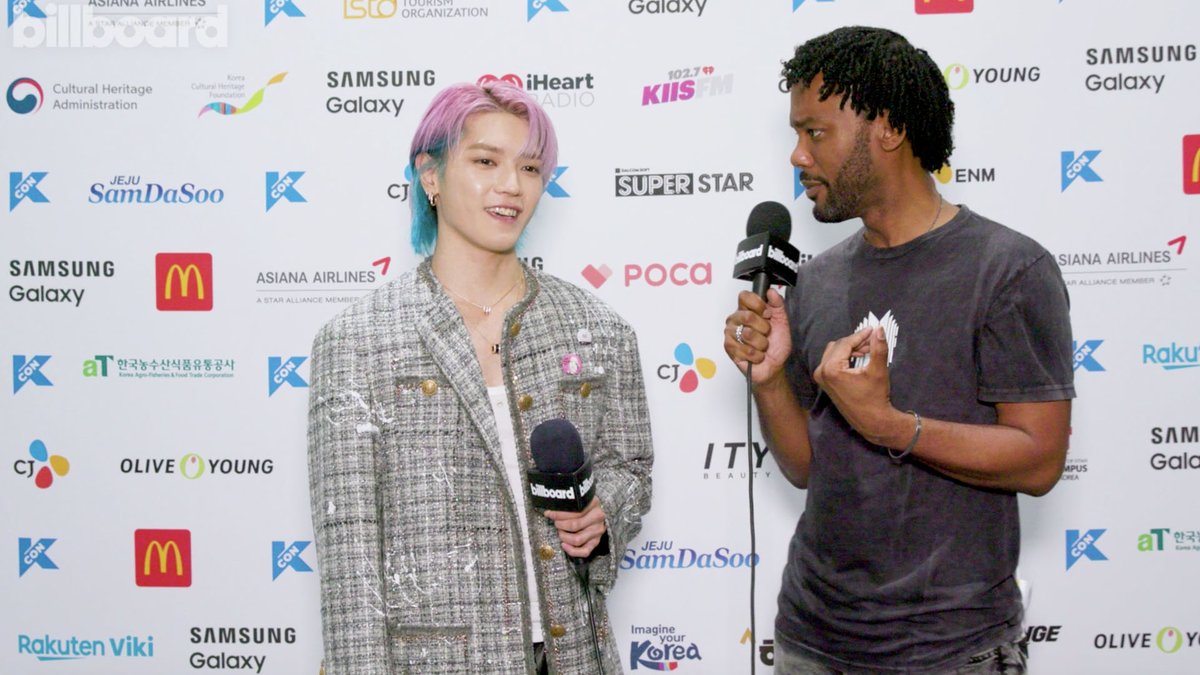 Taeyong from NCT opens up about his debut solo album, being on the cover of ‘Elle’ magazine, getting tattoos in LA and more at #KCONLA2023.