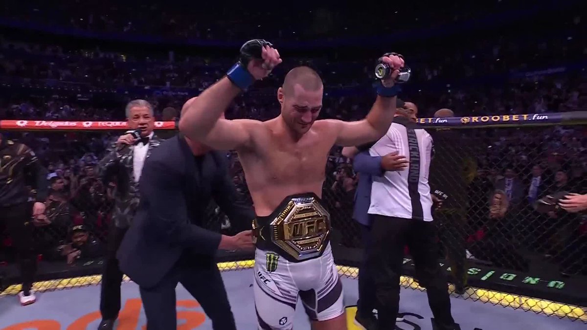 MIXED MARTIAL ARTS LADIES AND GENTLEMEN. 😳 🏆 SEAN STRICKLAND HAS SHOCKED THE WORLD TO BECOME CHAMPION! #UFC293