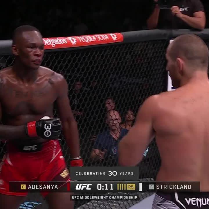 STRICKLAND WANTED ALL THE SMOKE THE CHAMP IS HERE #UFC293