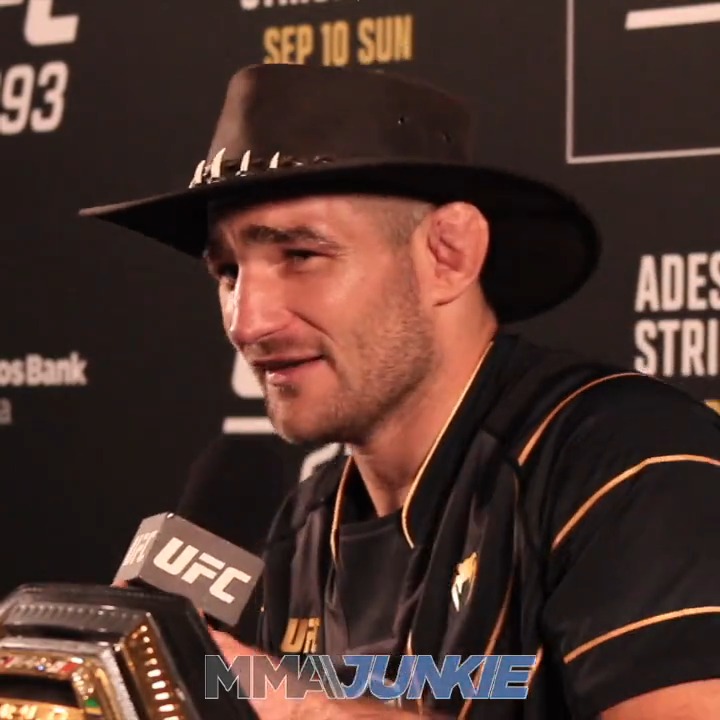 "Feel like the guy didn’t even f*cking try. There were moments where he was throwing punches around like, 'Am I fighting a f*cking amateur?'" Sean Strickland reacts to his #UFC293 title upset of Israel Adesanya