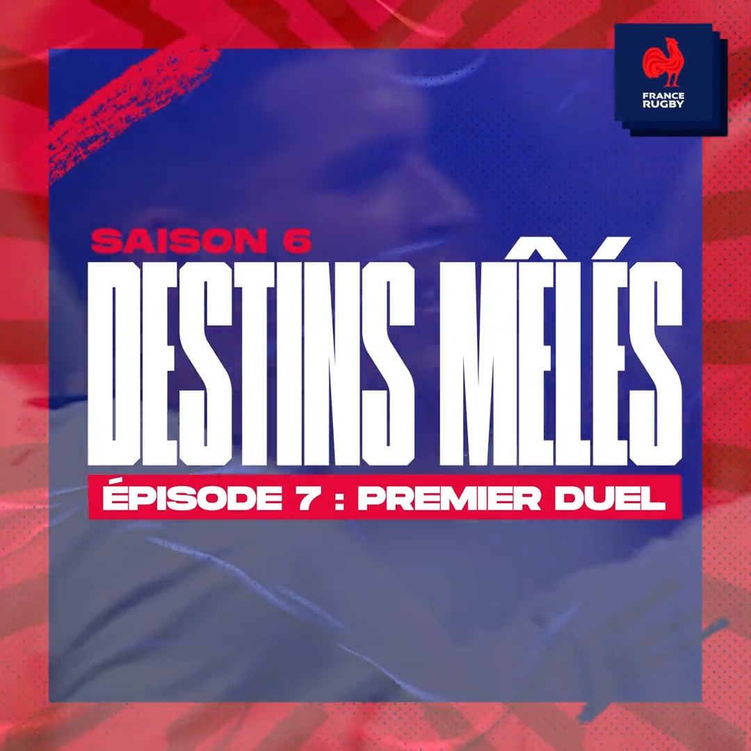 🍿🎦 #DestinsMêlés S06E07 : 𝗣𝗿𝗲𝗺𝗶𝗲𝗿 𝗱𝘂𝗲𝗹 Le semaine des Bleus avant ce premier match de la #RWC2023 ! Épisode disponible sur Youtube 🔴 👉 #UnisPourUnRêve #FRAvNZL