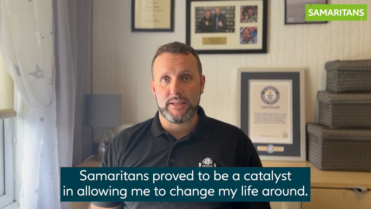 Dan turned to Samaritans for help after trying to take his own life, and today on #WorldSuicidePreventionDay he's highlighting the power of being listened to 💚