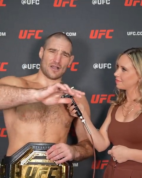 Tha Champ is Here! 🏆 How good did Sean Strickland look at #UFC293 last night?!