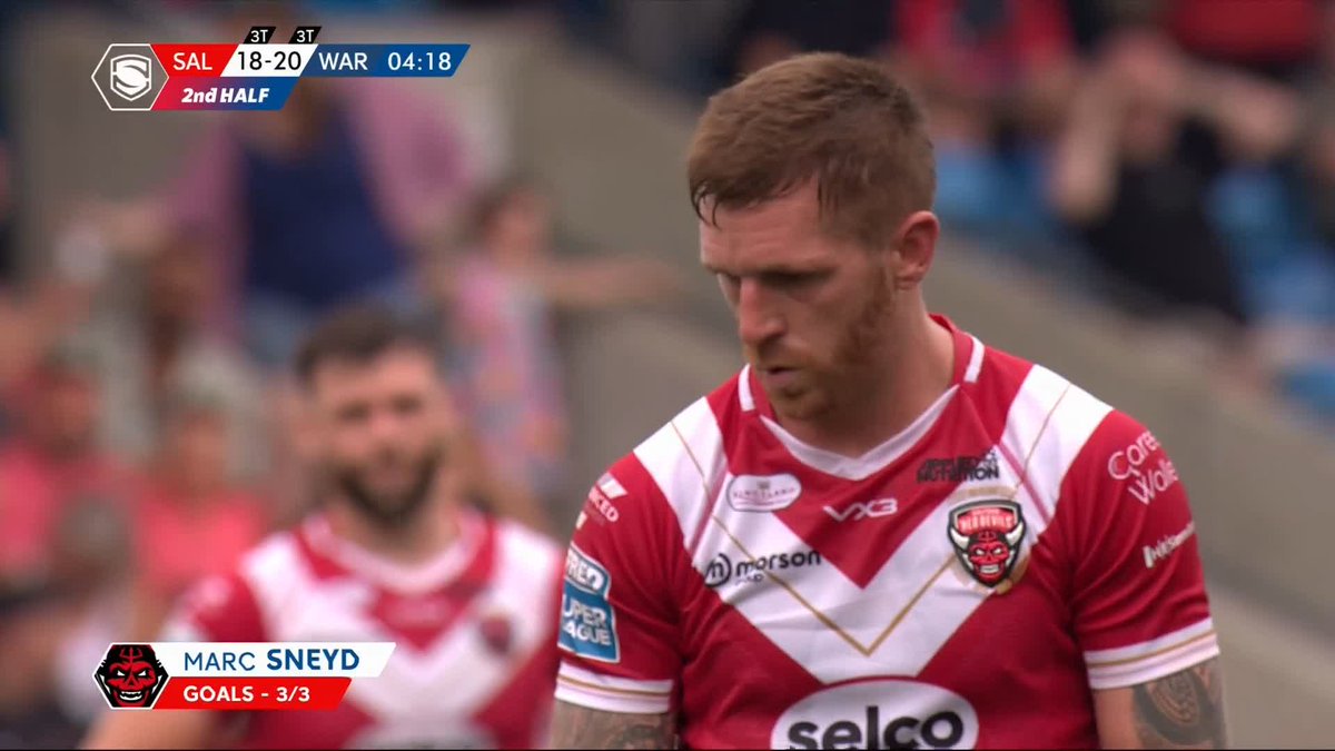 2000 Super League points and the game is level. What a huge moment for Marc Sneyd 👏 #C4League | #SuperLeague