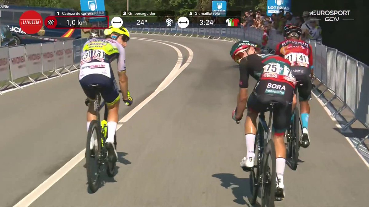 Dia grande para Portugal. Enorme etapa de Rui Costa no 15.º dia da Vuelta. Vitória para o corredor da Intermarché-Circus-Wanty