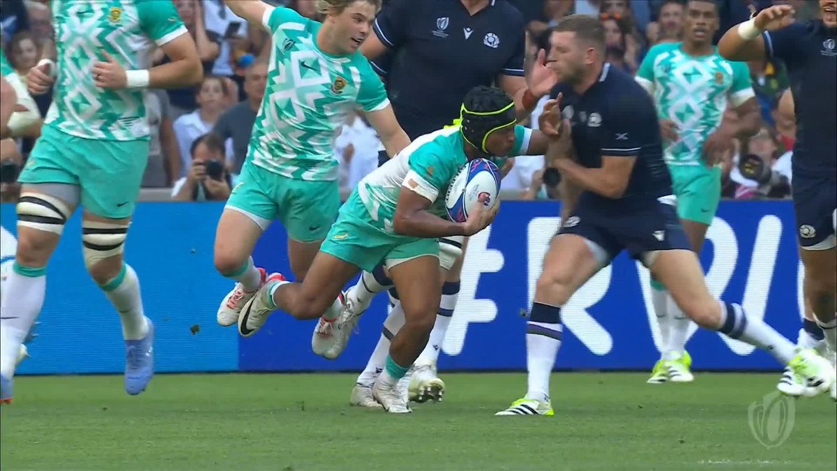 Is Finn Russell lucky to get away with this? #RWC2023