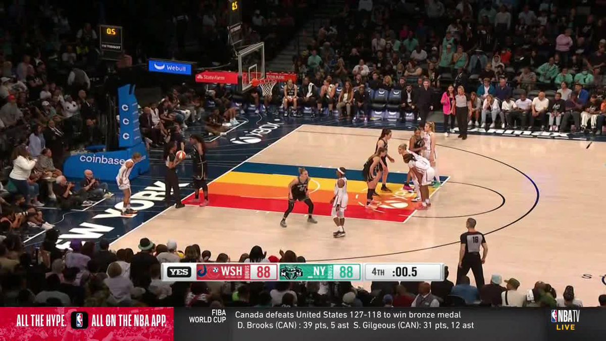 BRITTNEY SYKES AT THE BUZZER 🚨 Washington Mystics