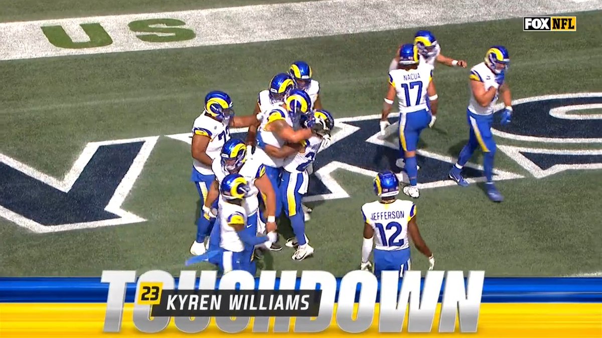 .Kyren Williams cappin' off a 16-play drive with six! 📺FOX Sports: NFL