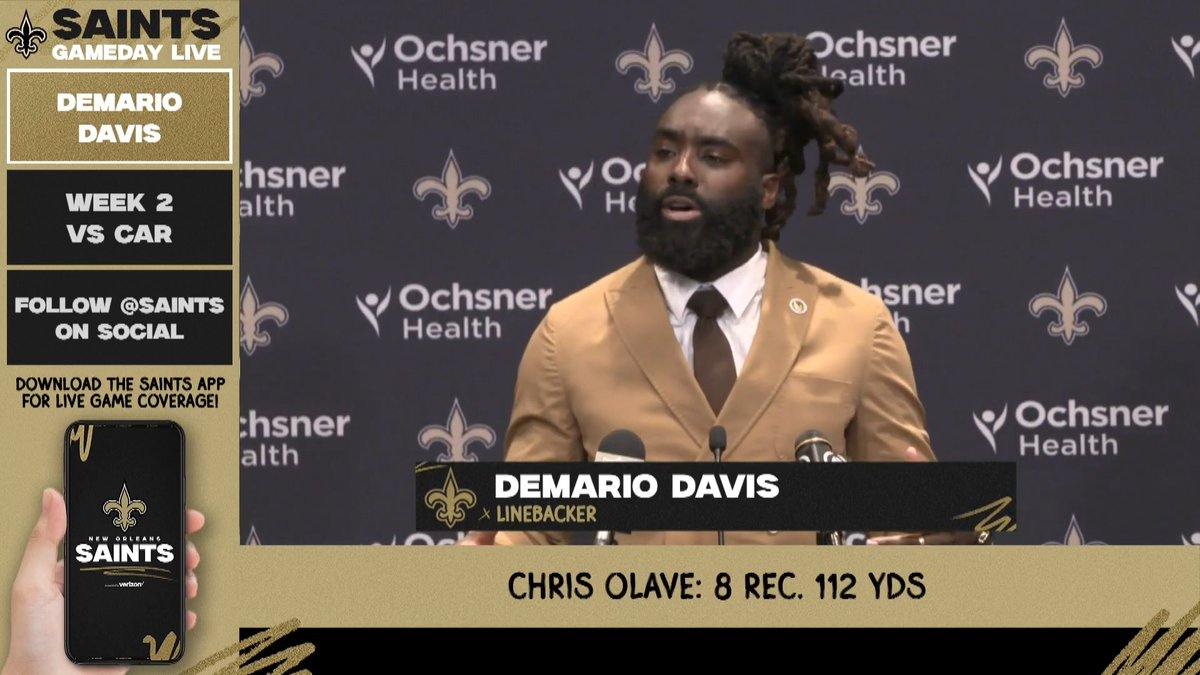 "I didn't ask for my daughter to make it through, I'm asking that she's better than before... God gave me just what I was asking for plus some. I was blown away." Demario Davis tells a beautiful story about his faith and family 💛