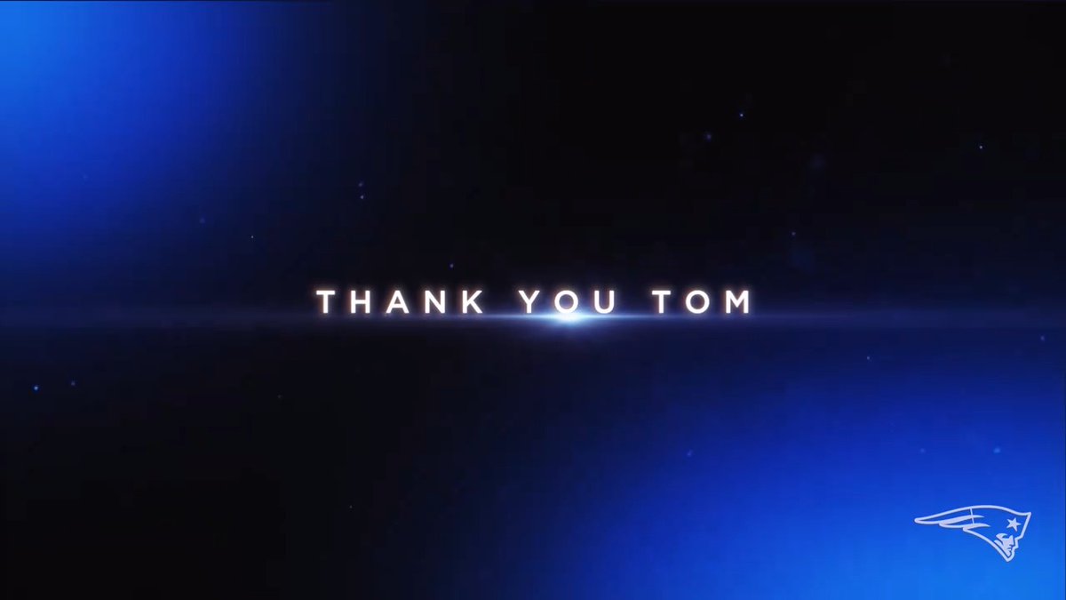 Thank you, Tom Brady.