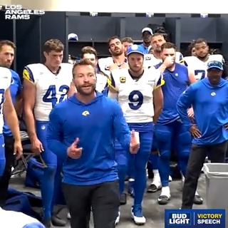 "Don't you change at all — don't you change! Love you guys!" 🗣️ Coach McVay's first Victory Speech of the season!