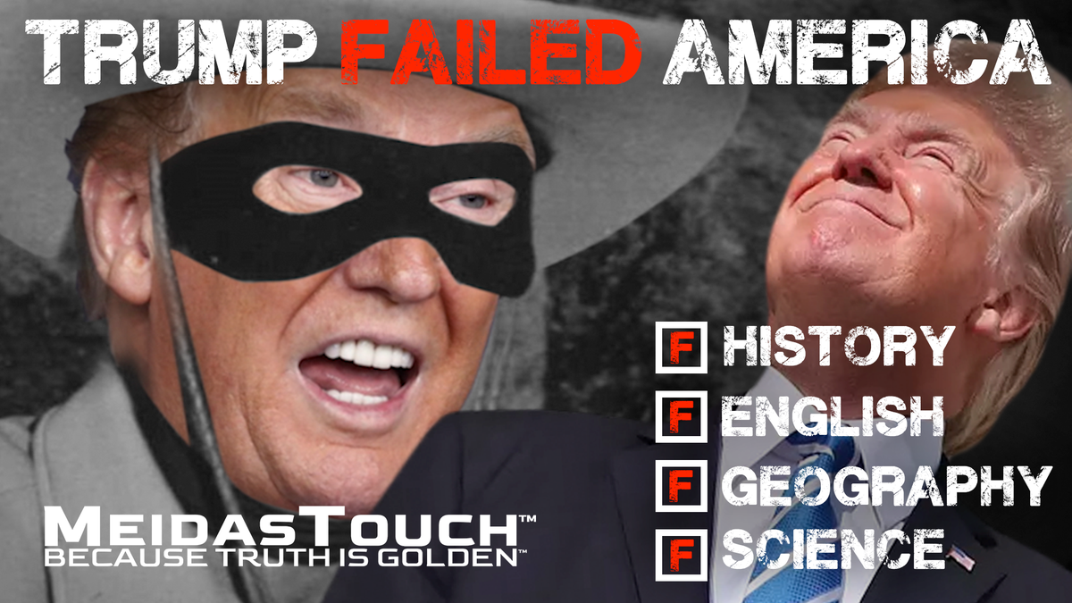 Sometimes I like going back to our Meidas archive and finding videos we made that pass the test of time. Like this one on Trump failing every subject.