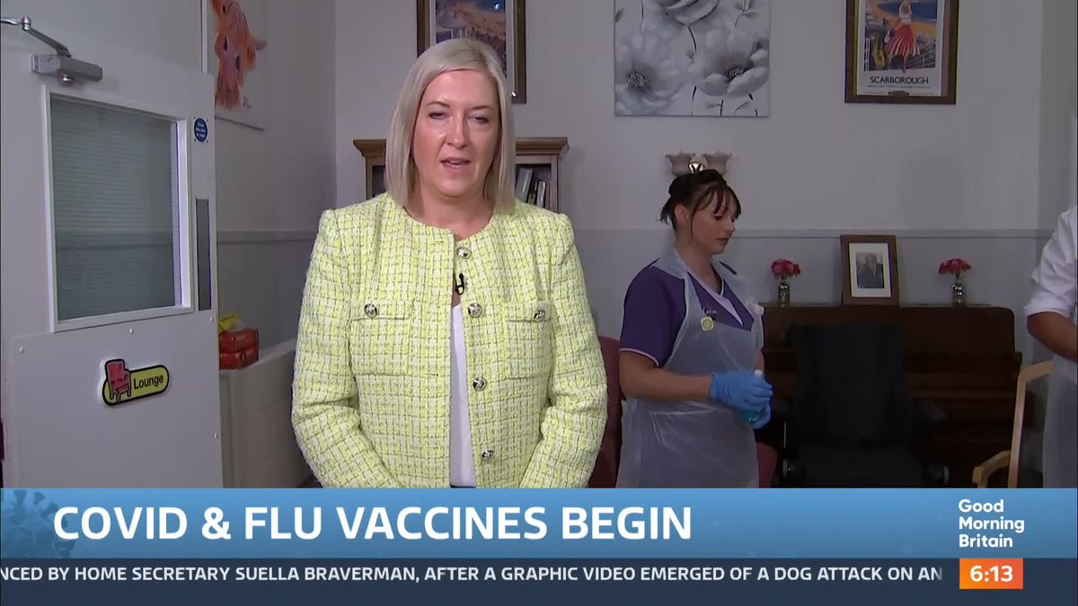 Residents of care homes and people who are housebound will begin receiving their covid & flu vaccinations from today. The adult covid and flu vaccination programme has been brought forward following the emergence of a new covid variant.
