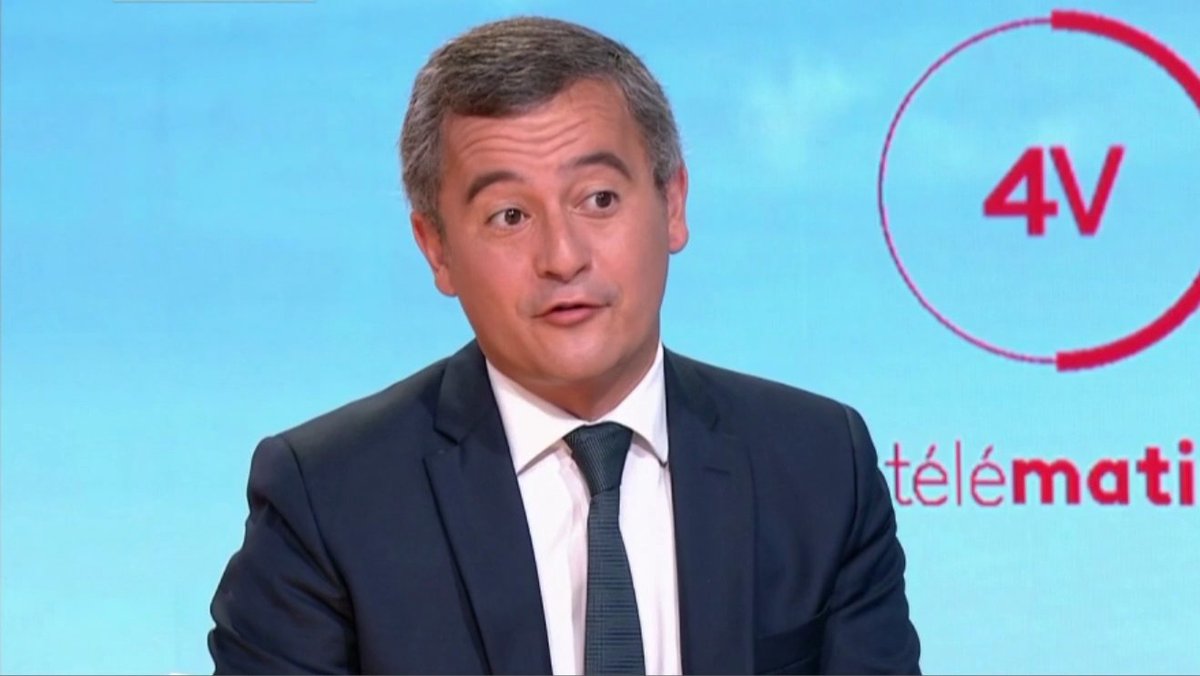 🔴🗣️ "Vous qui fumez un joint ou prenez parfois un rail de coke, vous faites vivres des trafiquants qui tuent des gamins de 10 ans. Vous êtes en partie responsables de ce qu'il se passe" assène Gérald Darmanin. #Les4V Gérald DARMANIN