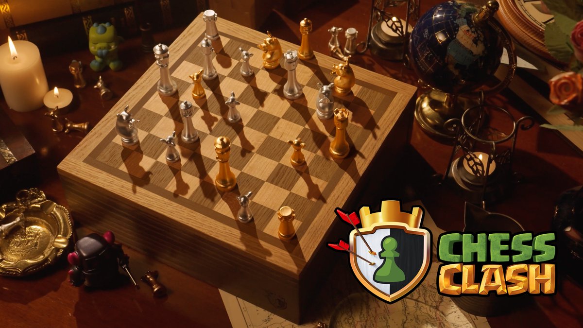 Do you want one of these EPIC Clash of Clans chess sets? As part of our partnership with Chess.com, we had these custom Clashy chess sets lovingly crafted. Each weighty, metal chess piece is a character from Clash of Clans, ready to battle whether it’s on the chessboard or in your Village. So how do you get your hands on one of the exclusive collector’s items? It’s simple! Like the video, share it, and leave a comment below and we’ll randomly pick 4 lucky winners!