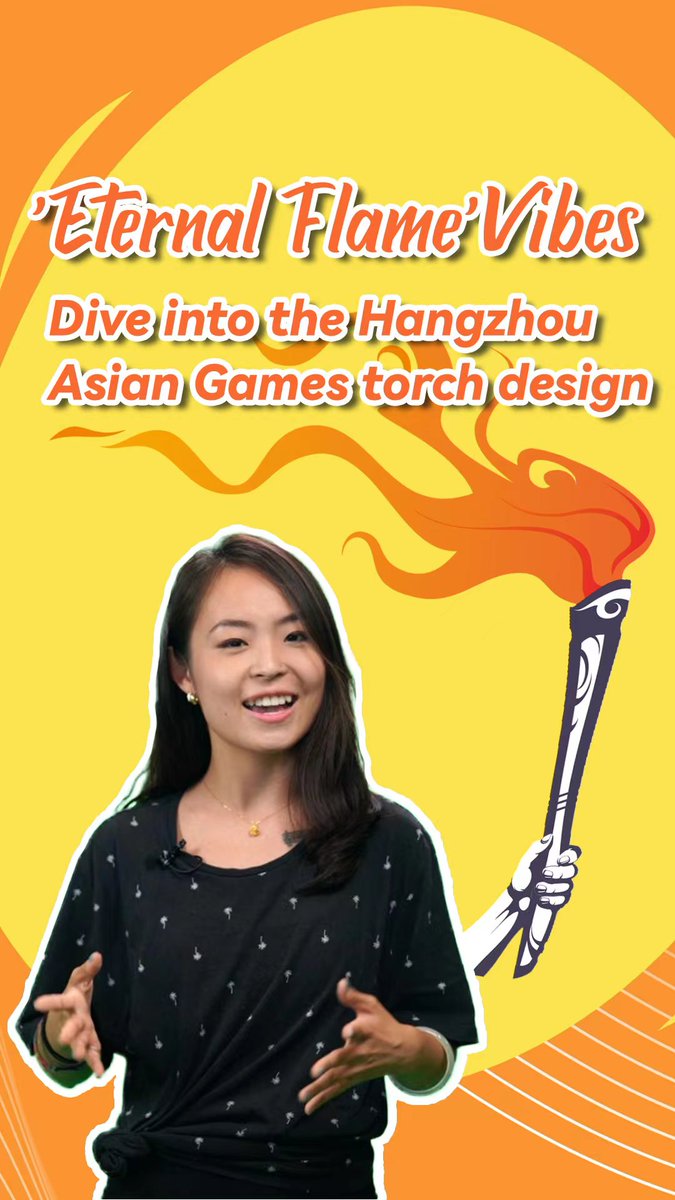 The 19th #AsianGames torch relay kicked off on Friday, and the crowd went wild! But what do you know about the torch? Click the video to learn more! #Hangzhou