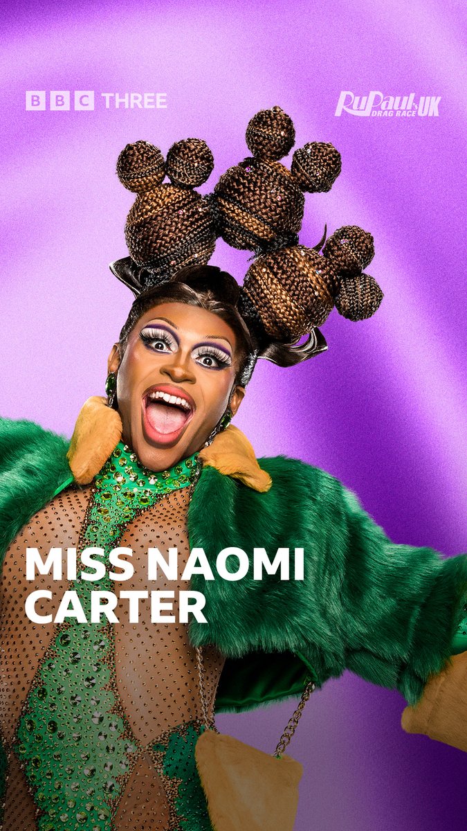 It's self-appointed "Beyonce of Doncaster" Miss Naomi Carter 🐆 #DragRaceUK