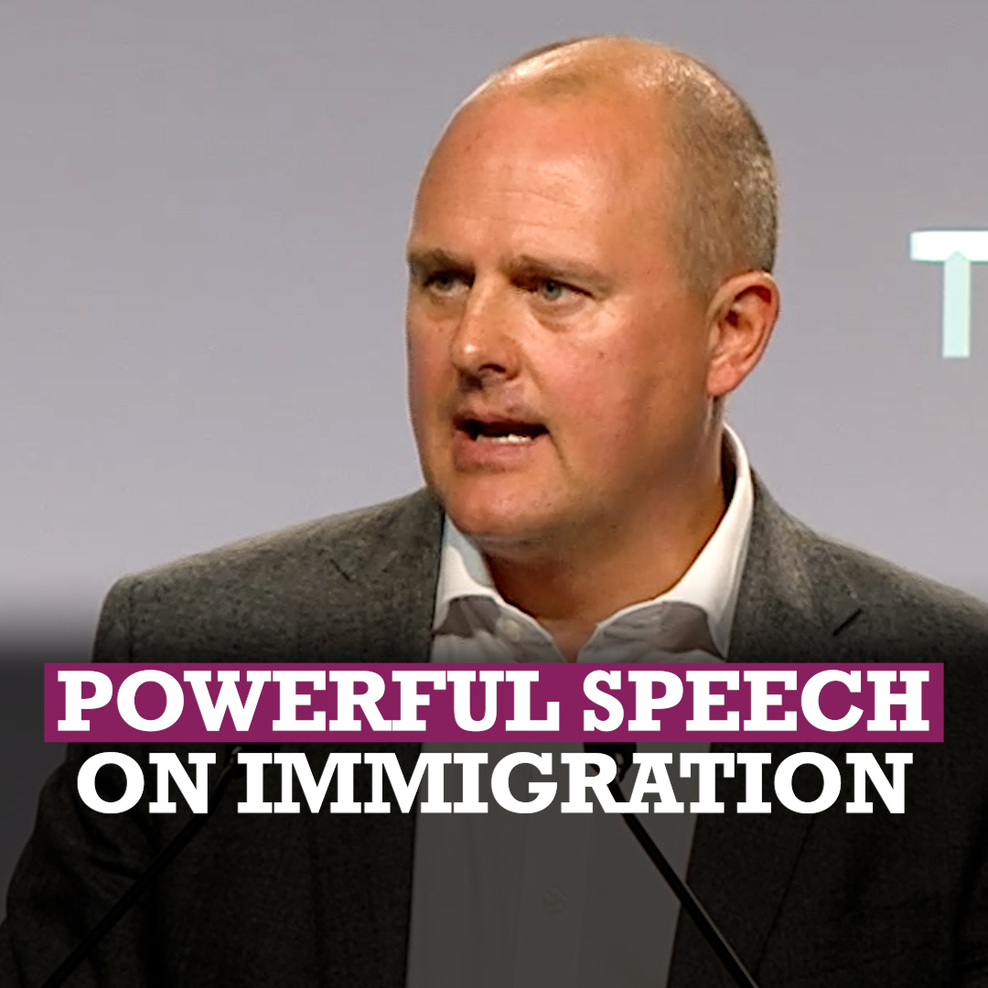 We will never turn our backs on those fleeing poverty, persecution or war.