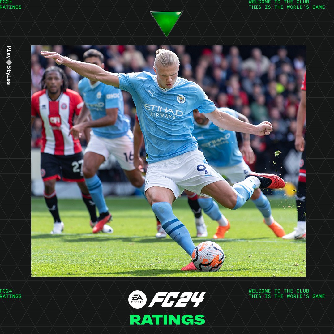 Powered by PlayStyles. Optimized by real-world data. #FC24 Ratings kick off now. Pre-order now: